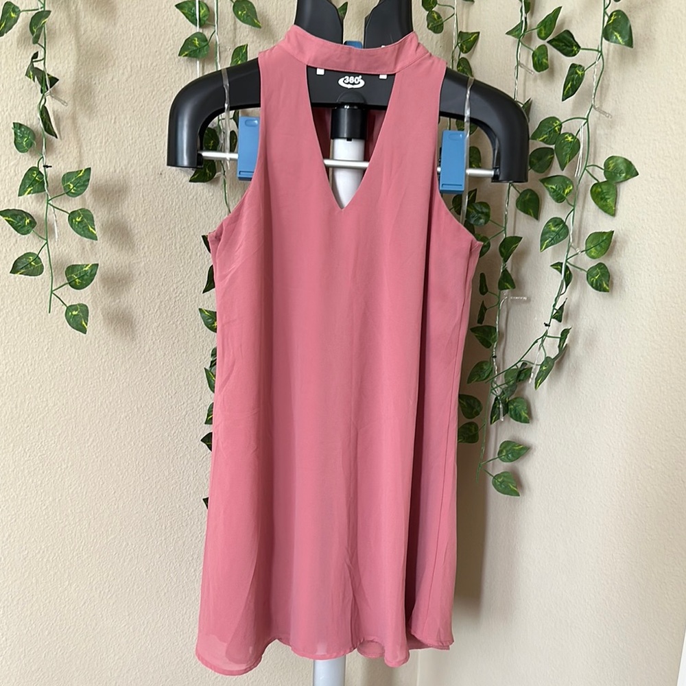 Pink Sleeveless Top